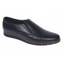 pantofi barbati bleumarin din piele naturala tip slip-on cu talpa confort 330EBLUE